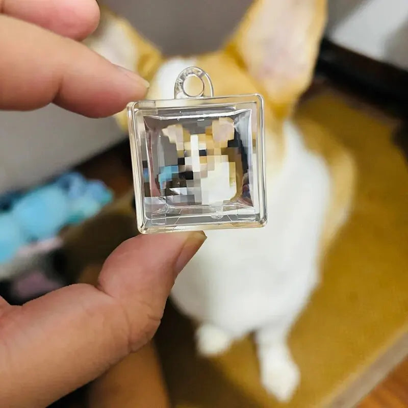 Minecraft Pixel Filter Aesthetic Keychain